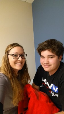 Erin Greaves and her son, Sean.