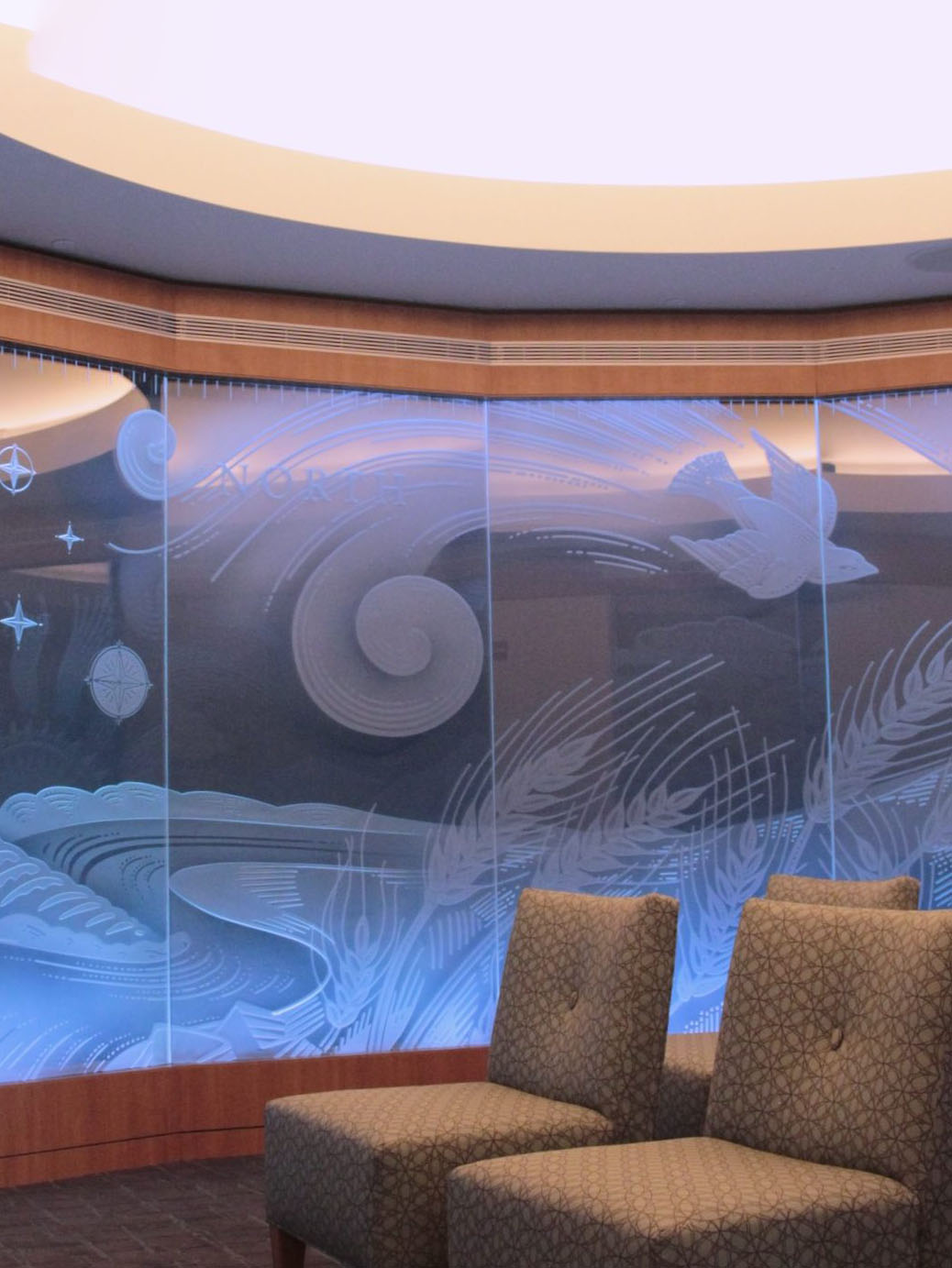 meditation room at CHOC children's hospital, used for spiritual healing and reflection
