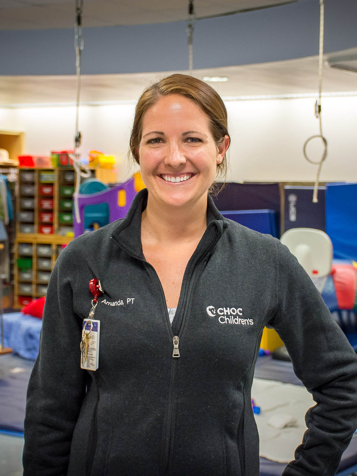 Amanda Traylor, a pediatric physical therapist at CHOC