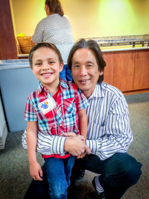 Ryden and his cardiologist, Dr. Anthony Chang.