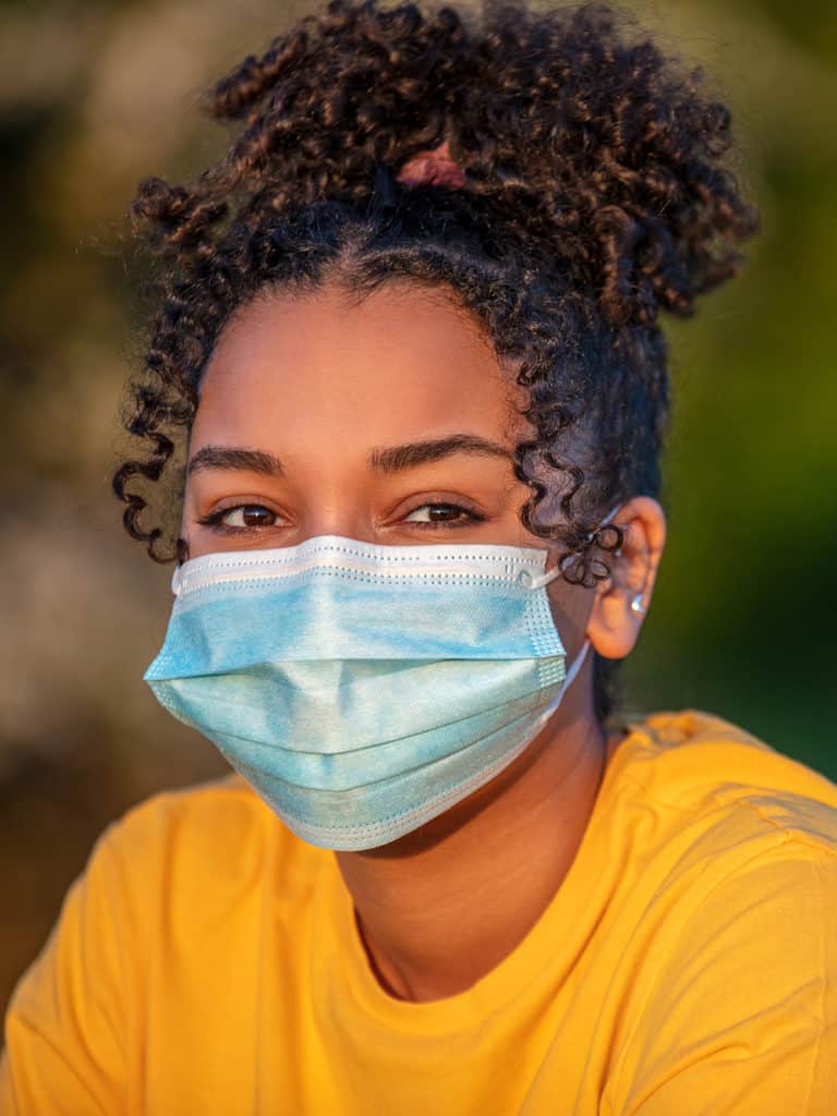 Mixed,Race,African,American,Teenager,Teen,Girl,Young,Woman,Wearing