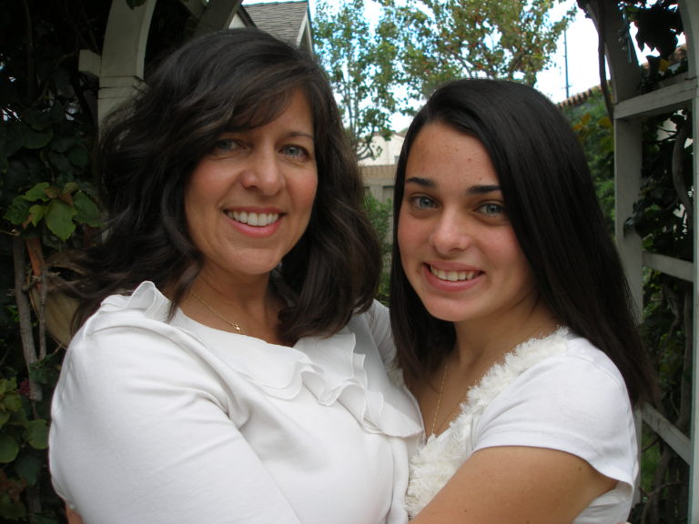 Janna, co-founder of the Epilepsy Support Network of Orange County, and her daugther