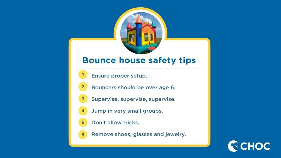 CHOC's safety tips for bouncehouses 