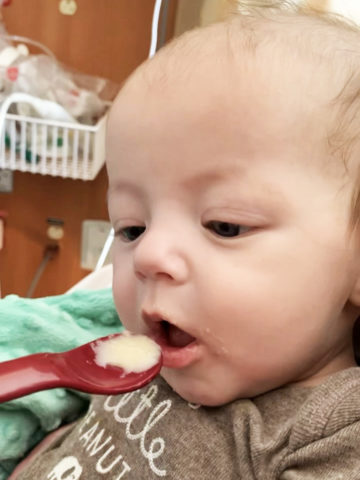 Warren overcomes oral aversion with speech therapy in NICU