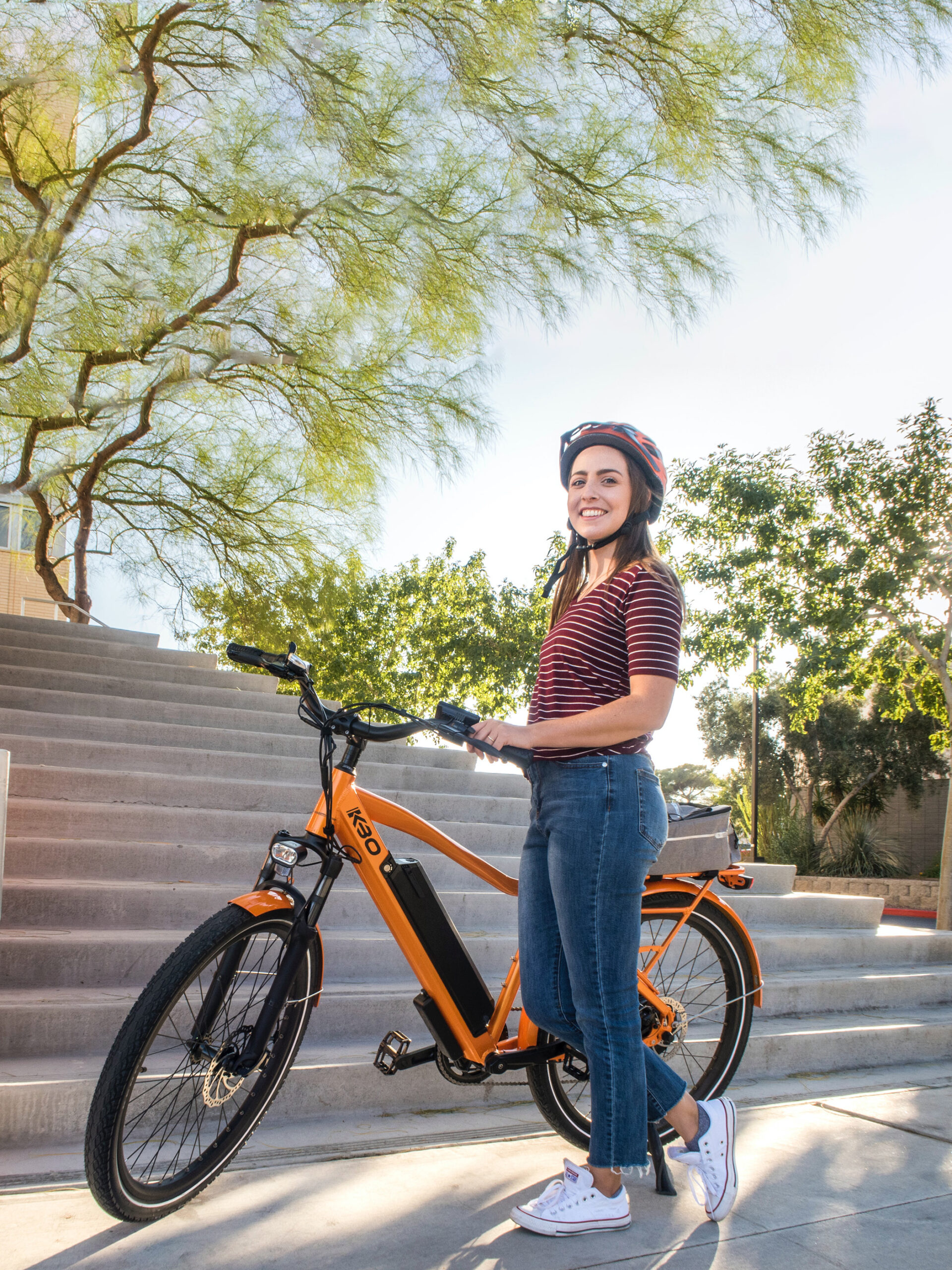 Girls store electric bike