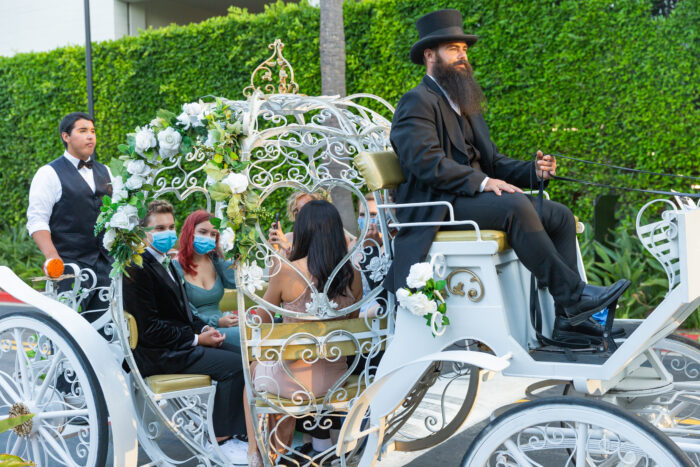 Carriage rides at the CHOC oncology ball 2022