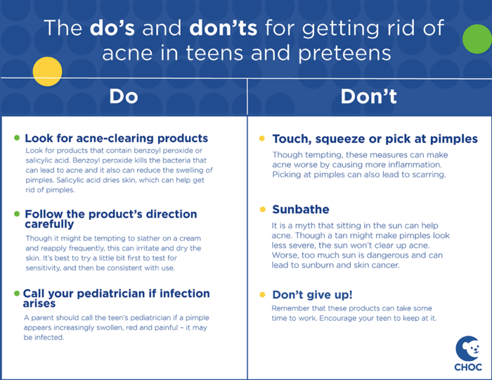 Do's and Don'ts of acne