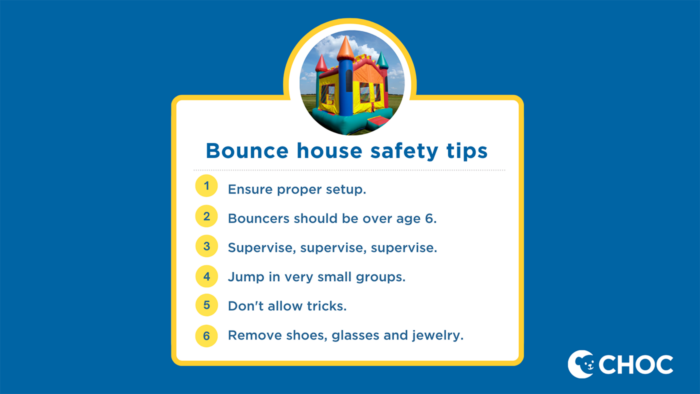 Bounce house safety tips for kids 
