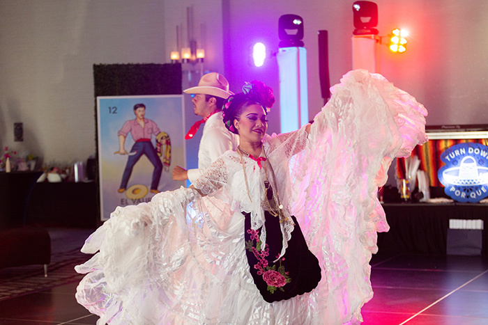 Forklorico dancers at J. Willard and Alice S. Marriott Foundation CHOC Oncology Patient Ball 