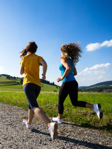 Teens running outside in fields - anti-obesity medications paired with healthy lifestyle choices - advice from CHOC
