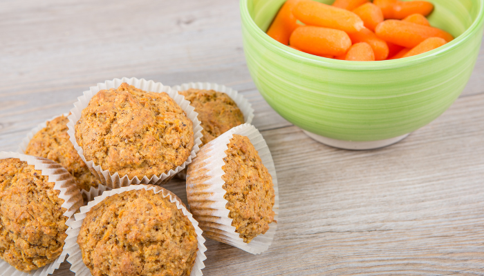 Easy Zucchini Carrot Muffins 