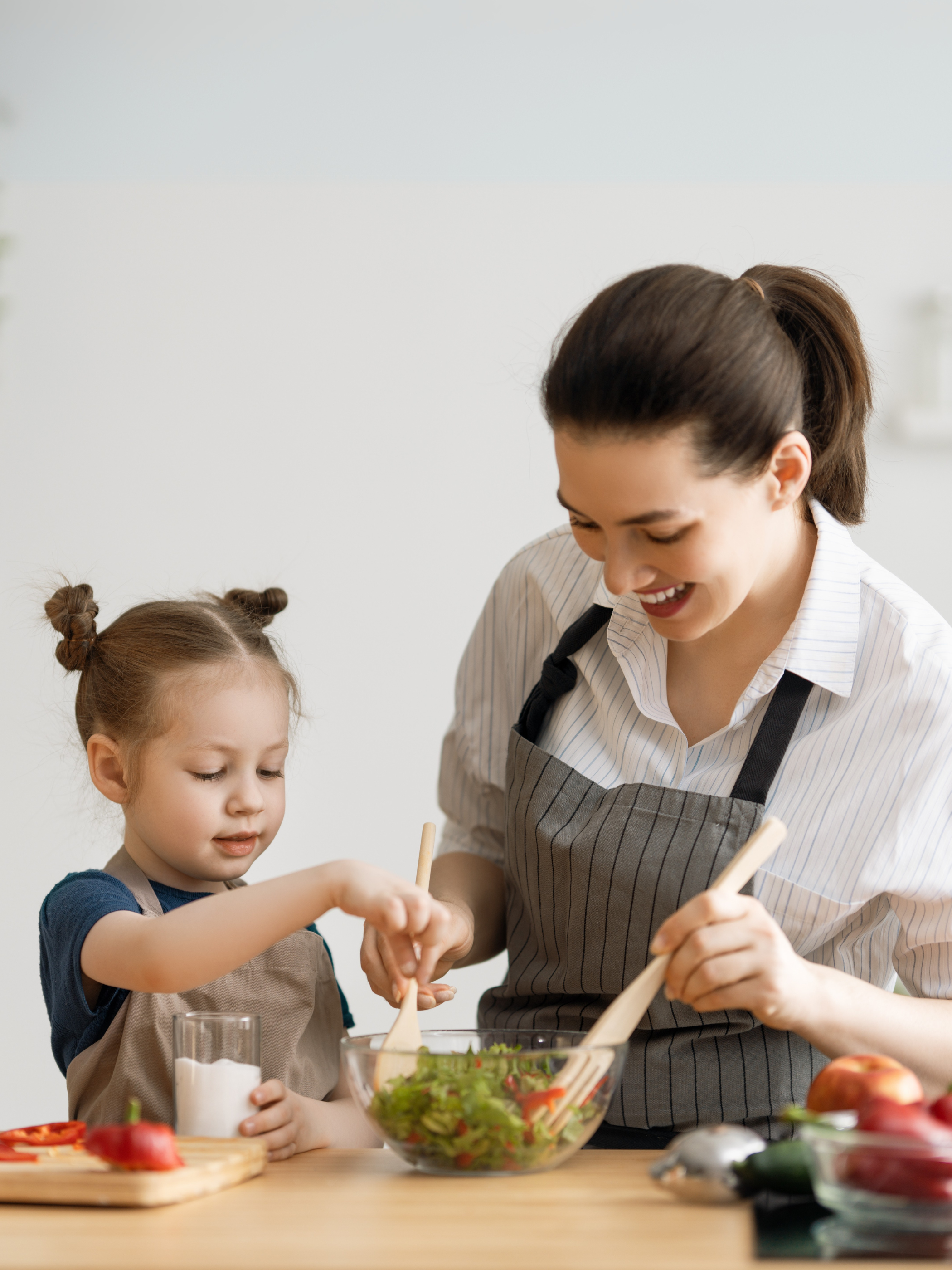 Parent and child cooking - how to limit junk food in kids