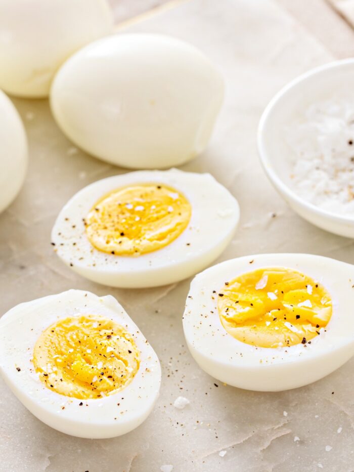 Hard-boiled egg snack