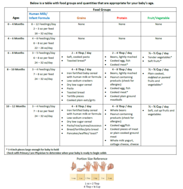 Weaning Programme Baby-led weaning - CHOC - Children's Health Hub