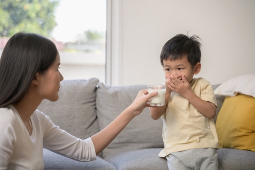 Help! My child refuses to drink milk!