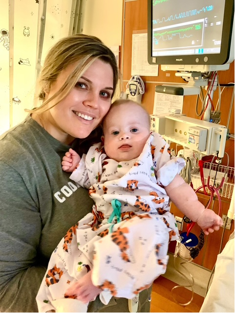 Weeks in the NICU brought questions, but in Patrice’s arms and with care from the Rady Children’s colorectal team, hope and answers grew.