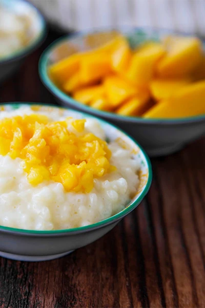 Coconut Mango Rice Cereal