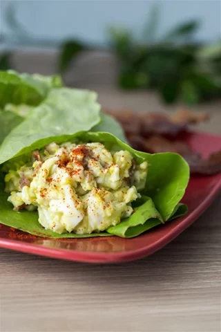 Egg Salad Lettuce Boats