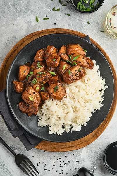 Ginger Chicken Rice Bowls