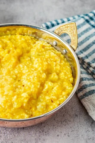 Golden Turmeric Rice Porridge
