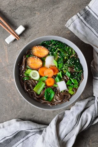 Miso Noodle Soup (Low FODMAP)