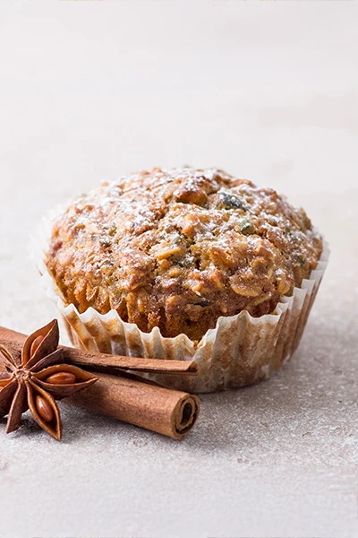 Pumpkin Oat Muffins