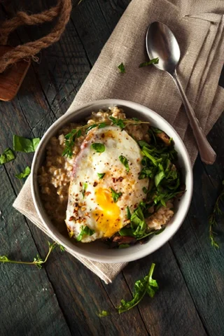 Savory Oatmeal Bowl