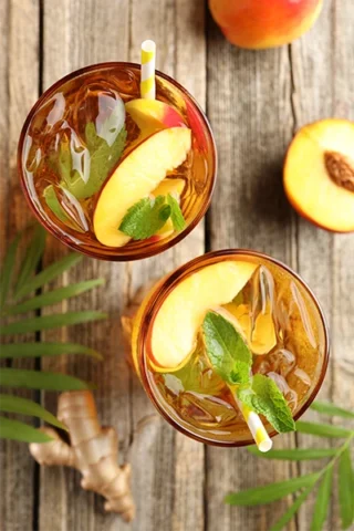 Soothing Ginger Peach Elixir
