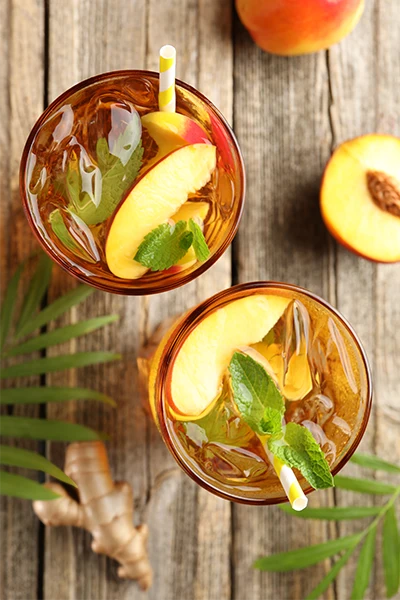 Soothing Ginger Peach Elixir
