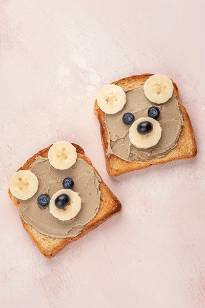 SunButter & Banana Sandwich