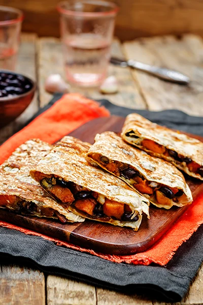 Sweet Potato & Black Bean Quesadilla