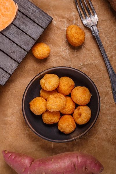 Sweet Potato Puff Balls