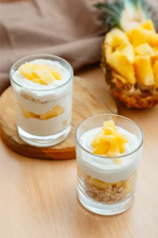 Tropical Pineapple-Coconut Parfait