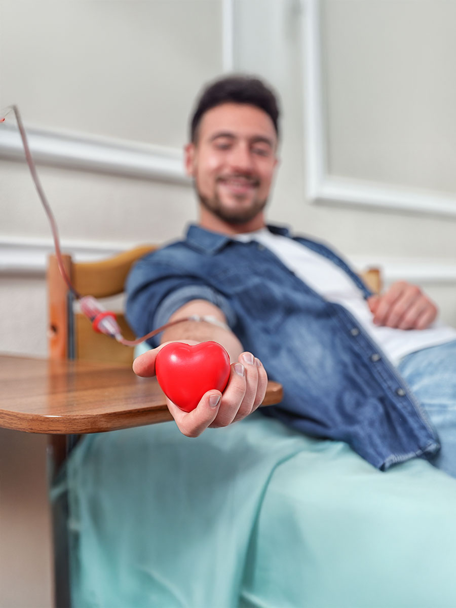 The journey of donated blood